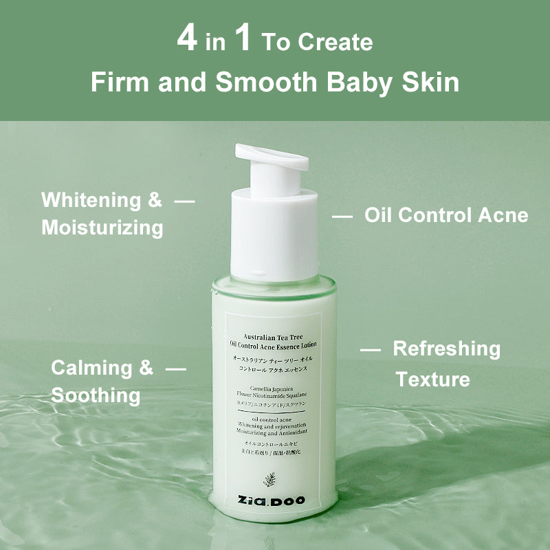 ZIA.DOO AUSTRALIAN TEA TREE OIL CONTROL ACNE ESSENCE LOTION 80ml