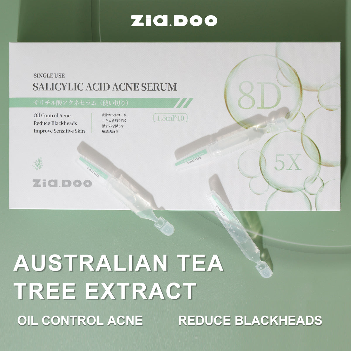 ZIA.DOO SALICYLIC ACID ACNE SERUM (SINGLE USE) 1.5ml*10