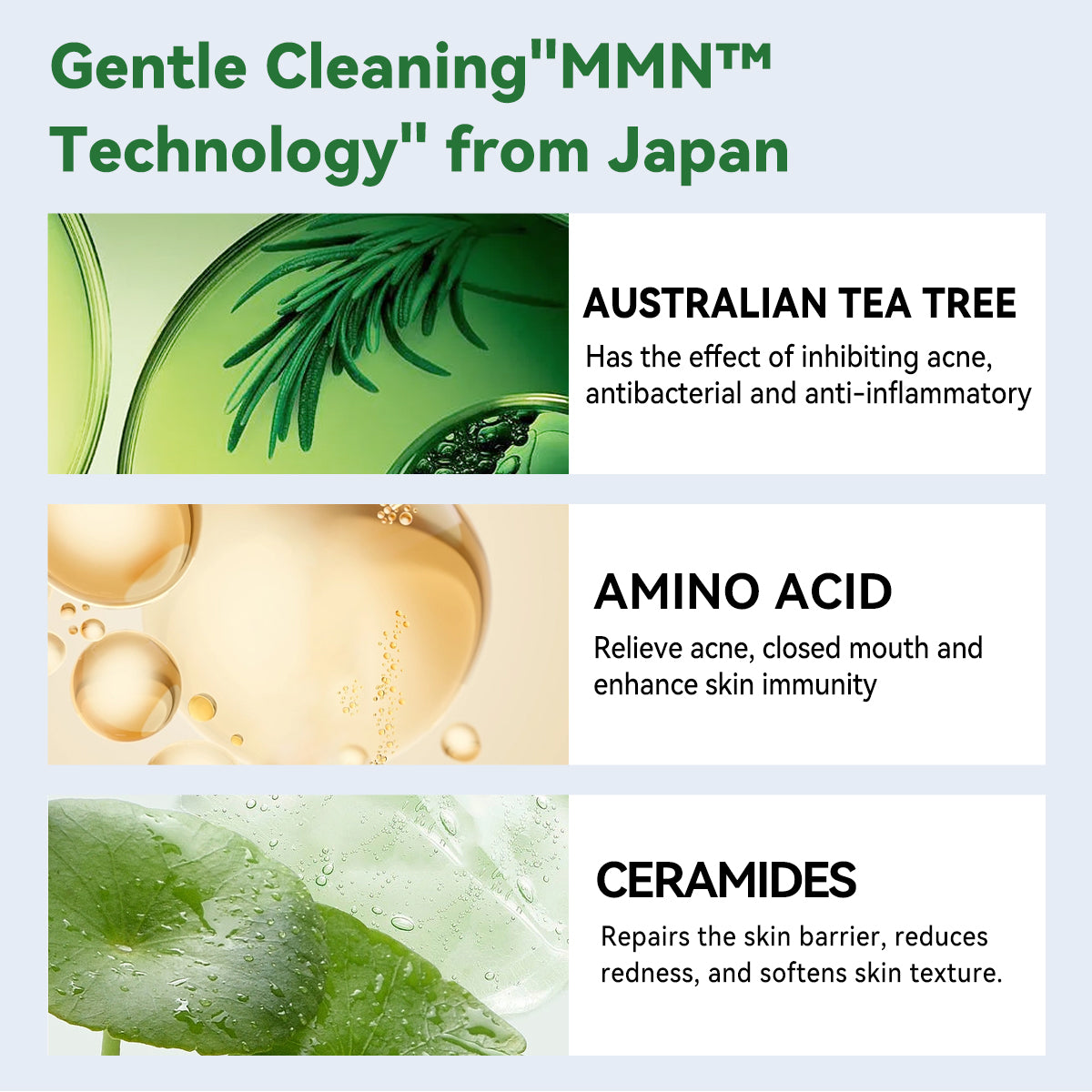 ZIA.DOO AUSTRALIAN TEA TREE AMINO ACID GENTLE CLEANSING MOUSSE