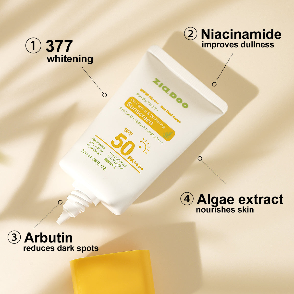 ZIA.DOO OIL-CONTROL & WHITENING SUNSCREEN